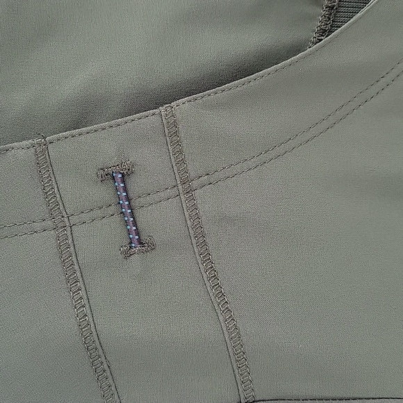 Olive Green Women's Scrub Top - Picture 10 of 16